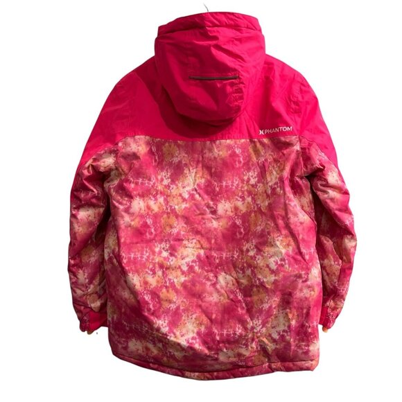 Hurley Snowboard Jacket Girls XL Hyper Pink Heavy Weight Cold Seal Heat Mesh - Picture 2 of 12